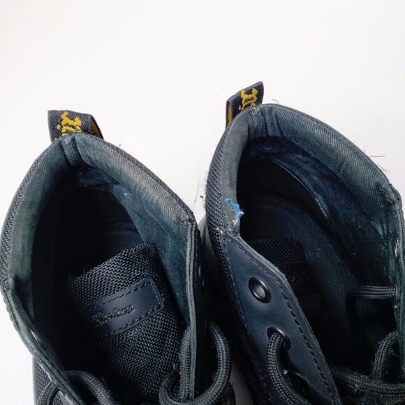 Dr Martens Bonny Black Canvas Boots Unisex Doc Punk High Top Chunky Street W6 M5 - Picture 7 of 11